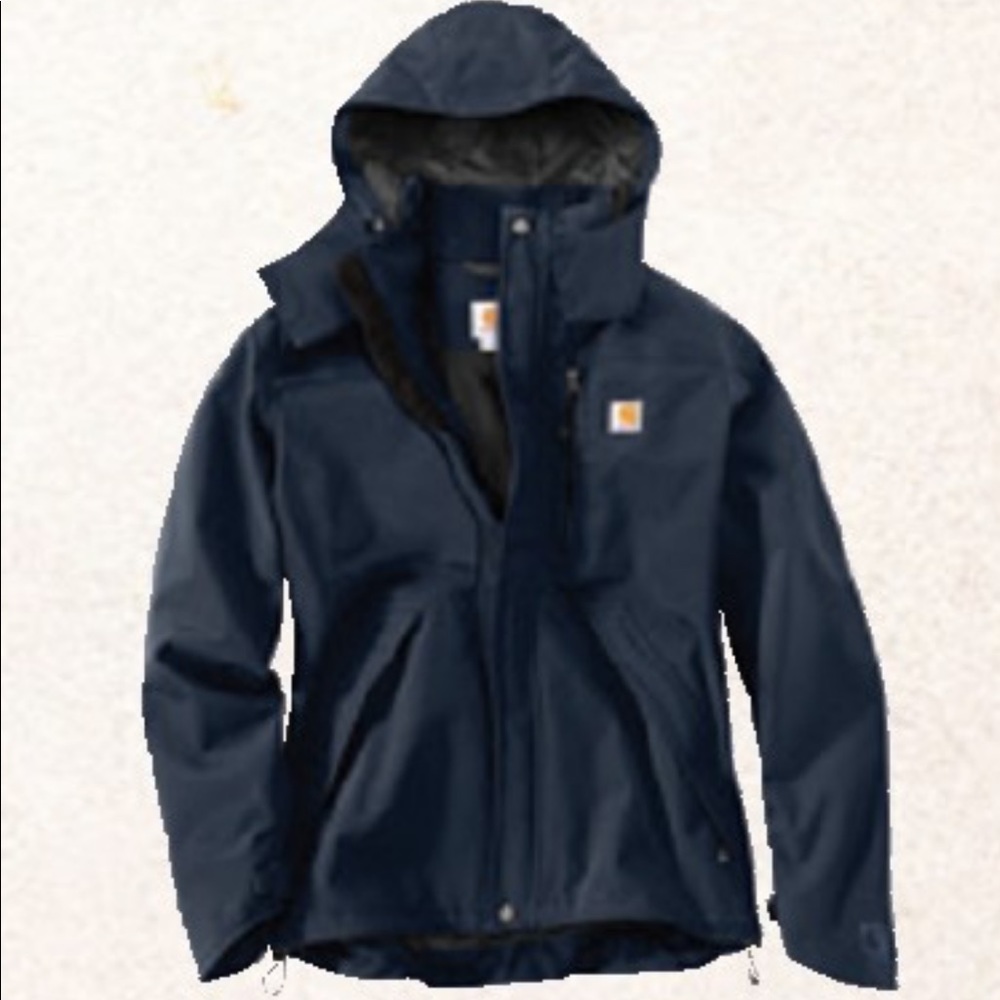 Carhartt Shorline Storm Defender Rain defender men jacket size XL long